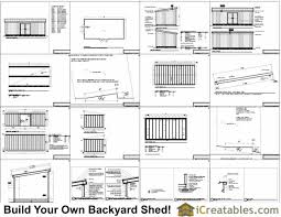 Wood storage building kit with floor with 36 reviews and the handy home products sequoia 12 ft. 12x24 Lean To Shed Plans Build A Large Lean To Shed