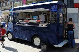 Creperie Nicolas Citroen Hy Caravane Vintage Caravane Vieux Camions