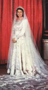 She was invited but the bride and groom didn't really think she would queen elizabeth was in manchester friday on official duties that included visits to central manchester university hospitals and a new bbc complex. The Royal Order Of Sartorial Splendor Wedding Wednesday Queen Elizabeth Ii S Gown