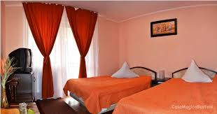 It is enough to make sure that the room you liked is available on the desired dates and fill out a simple form. Casa Magica Busteni Camera 17 Twin Casa Magica