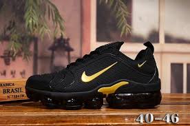 Nike Air Vapormax Plus Black Gold Men S Running Shoes Nike Air Shoes Running Shoes For Men Nike Air