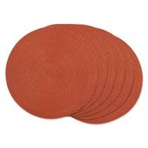 Cloth napkins come in a wide range of colors, patterns and materials. Orange Placemats From 30 Until 11 20 Wayfair Wayfair
