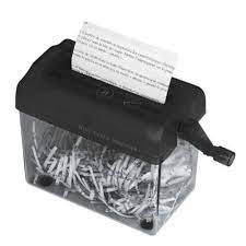 A shredder can be a great tool that can keep you protected from identity theft and other concerns. Desktop Manual Paper Shredder Machine Konga Online Shopping
