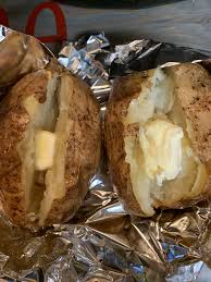 · rub the potatoes with the olive oil, place them on a sheet pan, and then sprinkle them with the coarse sea salt. Oven Baked Potato Baked Potato Oven Baking Food
