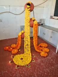 Flowers Decoration At My Sweet Home On Diwali Diwali Decorations Housewarming Decorations Flower Decorations