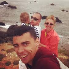 I'm pretty sure this is the first official picture you took with all three  of your boys and you) To my very first best friend in the world Leanna  Harrison Ogilvie Happy