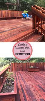 Redwood Outdoor Living Backyard Shade Backyard Decks Backyard