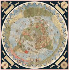 World from north pole world north. David Rumsey Historical Map Collection Largest Early World Map Monte S 10 Ft Planisphere Of 1587