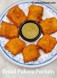 Bread Pakora Pockets Recipe How To Make Crispy Bread Pockets Recipe Bread Pakora Crispy Recipes Tea Time Snacks
