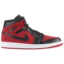 Jordan Aj 1 Mid Black Gym Red White Jordan Aj 1 Mid Men S Eastbay Sneakers Jordan Aj 1 Cool Jordans
