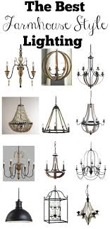 The Best Farmhouse Style Lighting Sarah Joy