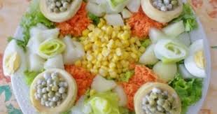 Les Doigts De Beya Salade Jardiniere Salade Jardiniere Salade Recette Traditionnelle