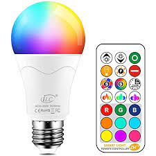 The colors can also be stationary (so don't worry if you don't want it to. Ilc Led Light Bulb Replaces 85w 1000 Lumen Rgb Light Bulb With Remote Control Colour Change Warm White 2700 Kelvin Edison E27 Amazon De Lighting