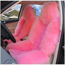 Pink Fluffy Car Seats Pink Car Accessories Pink Car Pink Seat Covers