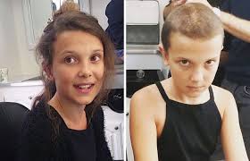 And this woman, whose buzz cut highlights her beautiful lip ring. 30 Celebs Before And After They Shaved Their Heads Bored Panda