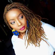 Simply wrap braids on top of your head and secure with some strong hair pins. Nubian Twists Ebena Blog