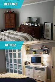 Maybe you would like to learn more about one of these? 30 Awesome Small Space Ideas To Maximize Your Tiny Bedroom Small Guest Bedroom Small Master Bedroom Ikea Home Tour