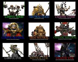 Race Alignment Chart Warhammer 40k Warhammer Art