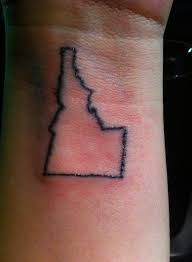 Outline Of Idaho Tattoos And Piercings Tattoo Inspiration Body Art