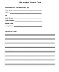 Free, online transportation request forms you can customize, integrate, and embed without coding. Free 11 Sample Maintenance Request Forms In Ms Word Pdf