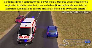 Noi întrebări la limba română. Chestionare Auto Ce ObligaÅ£ii Revin ConducÄtorilor De Vehicule La Trecerea Autovehiculelor Cu Regim De CirculaÅ£ie PrioritarÄ