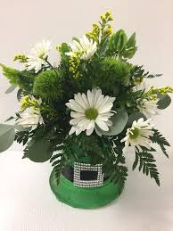 How to make a mother's day arrangement out of a supermarket bouquet. Main Street Floral Fudge Factory Happy Upcoming St Patrick S Day We Want To Celebrate By Putting This Together In Our March 14th Flower Class Complete With Trick Dianthus And Bells