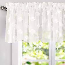 Free shipping on orders over $25 shipped by amazon. Driftaway Olivia White Voile Chiffon Sheer Window Curtain Valance For Small Window Kitchen Embroidered Pom Pom Single Rod Pocket 60 Inch By 18 Inch Plus 2 Inch Header Off White Buy Online