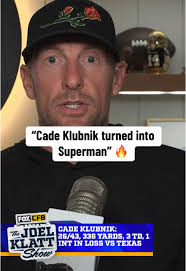 Cade Klubnik turned into Superman. 🔥 Joel Klatt