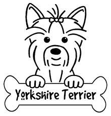 Cool Sign For Above Food Bowls Yorkshire Terrier Boyama Sayfalari Teriyer