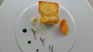 Lavender sea bass filet couscous. A Beautiful Sea Bass Plating From Chef Matthew Tillman