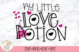 My Little Love Potion Valentine Svg Cut File By The Pixel Llama Thehungryjpeg Com