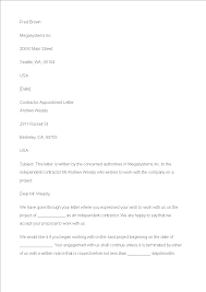 Contextual translation of memorandum ng kasunduan format sample into english. Contractor Appointment Letter Format Templates At Allbusinesstemplates Com