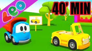 40 Min Compilation Avec Leo Le Camion Benne Curieux Et Les Camions Youtube