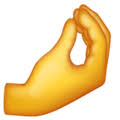 Italian hand gestures explained included the new pinched fingers emoji! Pinched Fingers Emoji