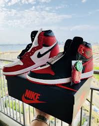 Homage To Home Air Jordan 1 By Way Of Stockx Air Jordans Sneakers Fashion Black And Red