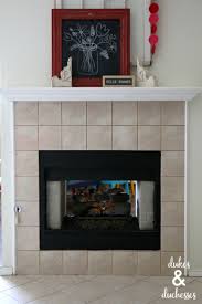 Use a roller to apply paint evenly to the tile. How To Paint A Tile Fireplace Dukes And Duchesses