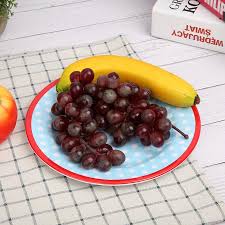 Piring tersebut berwarna putih, karena piring yang digunakan berbahan dasar porselen atau keramik. 22 Mm Piring Buah Bentuk Bulat Makan Malam Piring Peralatan Makan Alat Dapur Untuk Rumah Perlengkapan Restoran Piring Aliexpress