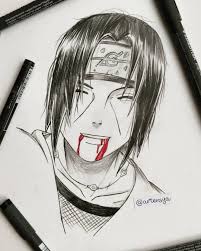 Itachi Uchiha If You Prefer To Live In Such A Miserable Way Go Ahead Continue To Vegetate Risunok Karandashom Risovanie Portretov Risunki Lica