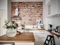 Faux animal heads and lettering 9. Create An Elegant Statement With A White Brick Wall Design Ideas Brick Wall Kitchen Exposed Brick Kitchen Brick Kitchen