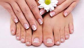Uñas de los pies pintadas. Unas Francesas En Pies Y Manos