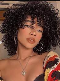 Aladye Mongolian Curly Human Hair Short Bob Lace Front Wig In 2020 Curly Hair Styles Curly Hair Styles Naturally Wig Hairstyles