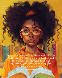 Black librarians are not just keepers of books they are keepers of us. They  protect our stories when the world tries to erase them and make sure our  children can see themselves