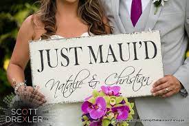 Just Maui 39 D Wedding Signs Mr Mrs Signs Bride And Groom Signs Personalized Wedding Signs 24 X Wedding Signs Personalized Wedding Sign Maui Weddings