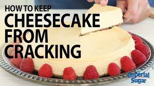 How To Keep Cheesecake From Cracking - Youtube