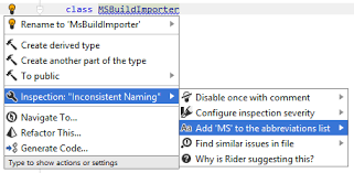The domain name is never used directly to access a file on a host computer. Naming Style Jetbrains Rider