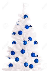 5 out of 5 stars (36) $ 14.00. White Christmas Tree And Blue Balls White Background Stock Photo Picture And Royalty Free Image Image 24872608