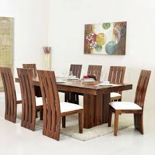 Nilkamal Delmonte Eight Seater Dining Table Set Brown In 2020 Wooden Dining Table Designs Wooden Dining Table Set Dining Table Design Modern