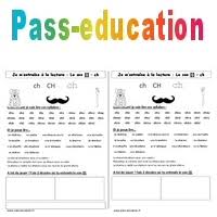 Exercice de français pour les niveaux cp et ce1 dans la matière son ch dans le sujet lecture. Fiche De Lecture Son Ch Cp Etude Des Sons Cycle 2