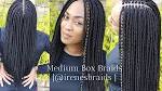 100+ Romantic MEDIUM BOX BRAIDS Designs for You - Curly Craze