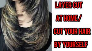 Click here to become part of the fse family! How I Layer Cut My Hair At Home Step By Step Easy Hair Cut At Home Long Medium Hair Youtube
